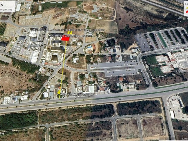 NOT: TOPLAM FİYATI: 250,000 GBP MAGUSA DAÜ ARKA YOLUN DA % 180 İMARLI 5 KAT İZİNLİ EŞDEĞER KOÇANLI SATILIK 540 M2 ARAZİ ADEM AKIN 05338314949 